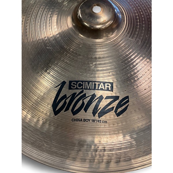 Used Zildjian 18in SCIMITAR BRONZE Cymbal