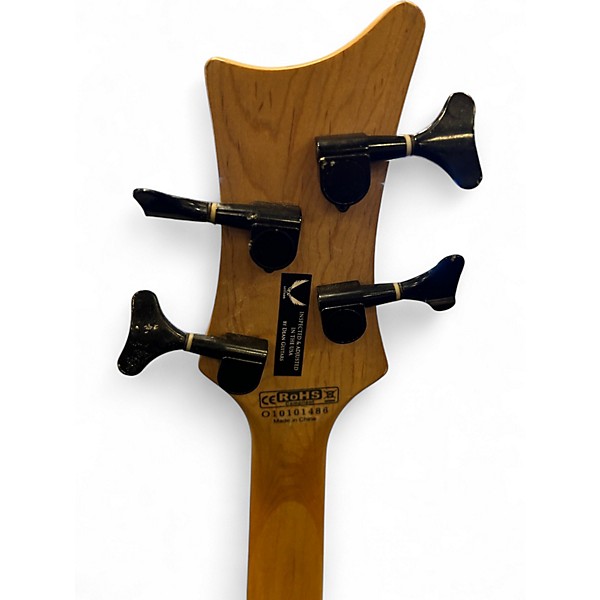 Used Dean Edge 09 4 String Natural Electric Bass Guitar