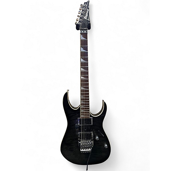 Used Ibanez RG4EX1 Trans Gray Solid Body Electric Guitar