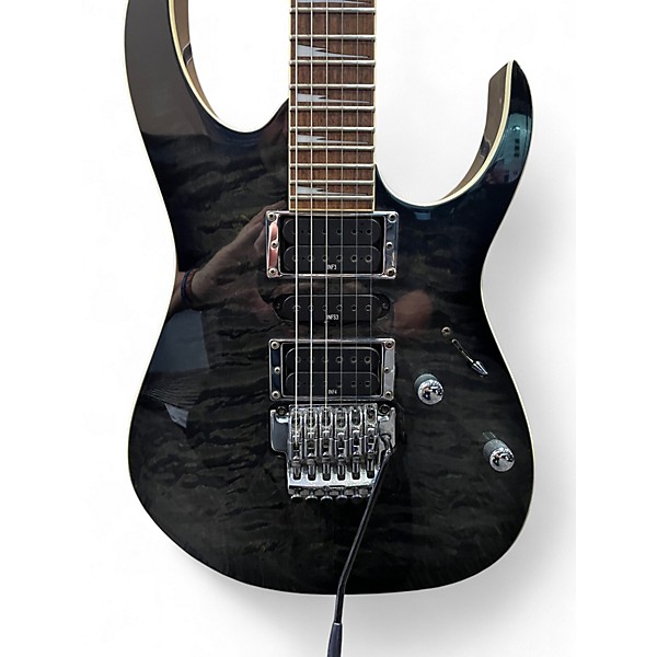Used Ibanez RG4EX1 Trans Gray Solid Body Electric Guitar