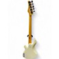 Used Schecter Guitar Research CV5 Ivory Electric Bass Guitar