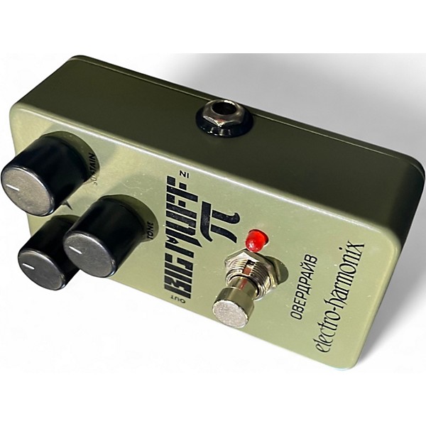 Used Electro-Harmonix Green Russian Big Muff Pi Fuzz Effect Pedal
