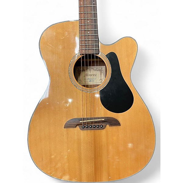 Used Alvarez AF20SC Natural Acoustic Electric Guitar