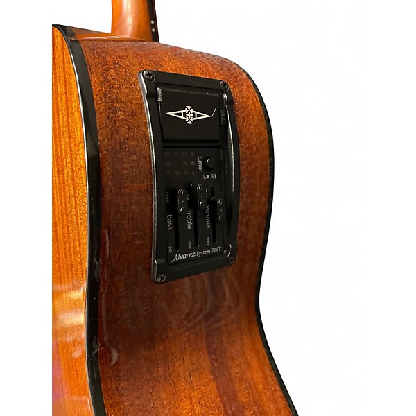 Used Alvarez AF20SC Natural Acoustic Electric Guitar