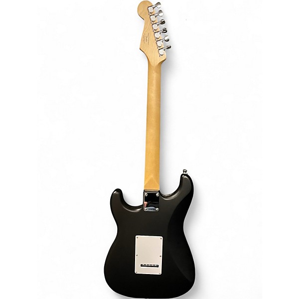 Used Squier Standard Stratocaster Satin Black Solid Body Electric Guitar