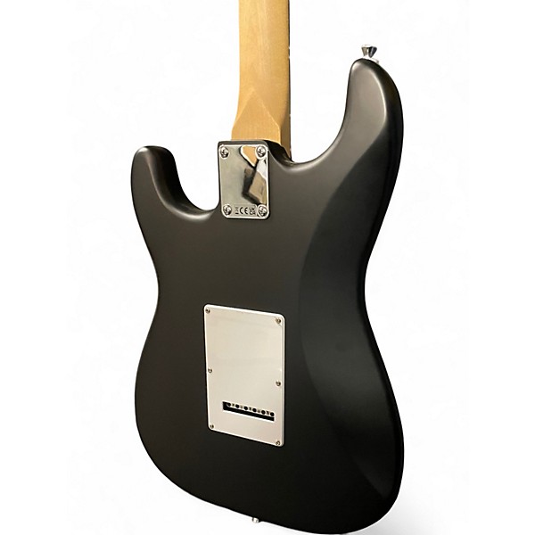 Used Squier Standard Stratocaster Satin Black Solid Body Electric Guitar