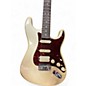 Used 2010 Fender American Deluxe Stratocaster Olympic Pearl Solid Body Electric Guitar