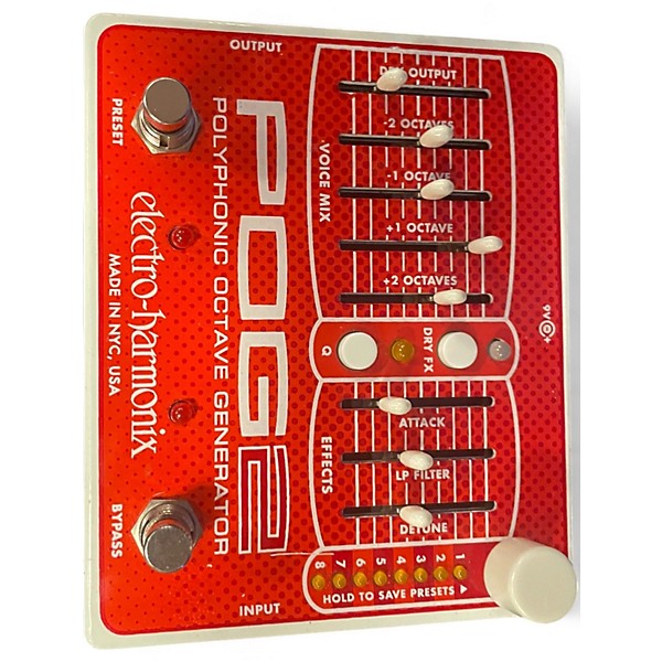Used Electro-Harmonix Pog2 Polyphonic Octave Generator Effect Pedal