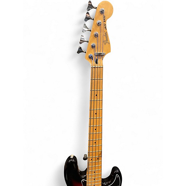 Used Fender Deluxe Active Precision Bass V 3 Color Sunburst Electric Bass Guitar