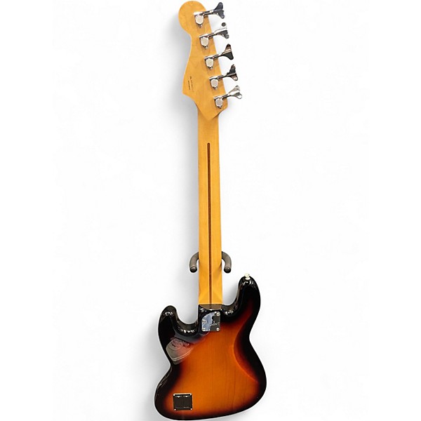 Used Fender Deluxe Active Precision Bass V 3 Color Sunburst Electric Bass Guitar