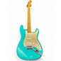 Used Squier 40th Anniversary Vintage Stratocaster Satin Seafoam Green Solid Body Electric Guitar thumbnail