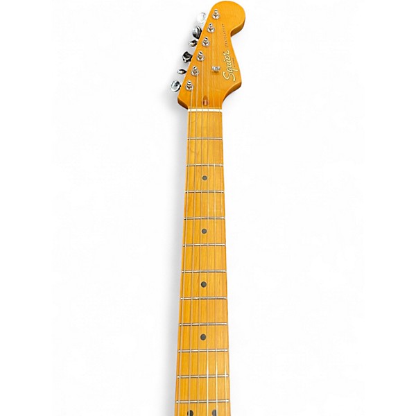 Used Squier 40th Anniversary Vintage Stratocaster Satin Seafoam Green Solid Body Electric Guitar