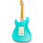 Used Squier 40th Anniversary Vintage Stratocaster Satin Seafoam Green Solid Body Electric Guitar