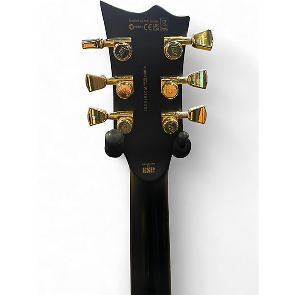 Used Ltd VIPER-1000 Satin Black Solid Body Electric Guitar