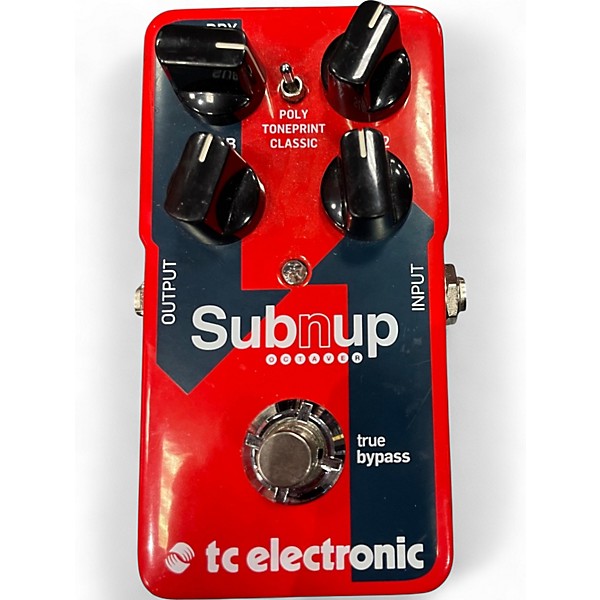 Used TC Electronic Sub N Up Octaver Effect Pedal