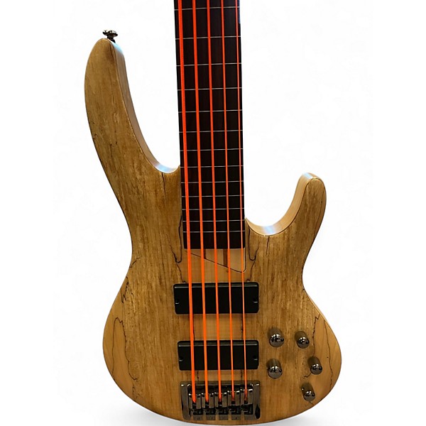 Used ESP LTD B205SM FL 5 Natural Electric Bass Guitar
