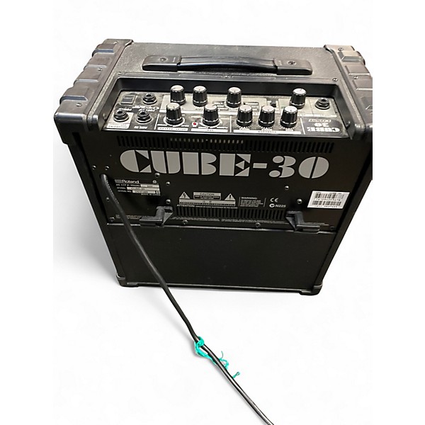 Used Roland Cube 30X 1x10 30W Cube Guitar Combo Amp