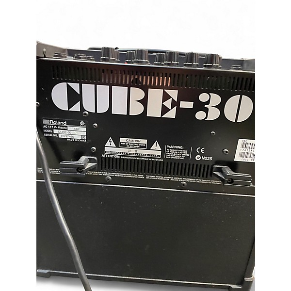 Used Roland Cube 30X 1x10 30W Cube Guitar Combo Amp