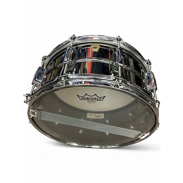 Used Ludwig 6.5X14 BLACK BEAUTY BLACK Drum