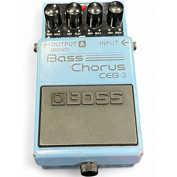 Used BOSS CEB3 Bass Chorus Bass Effect Pedal