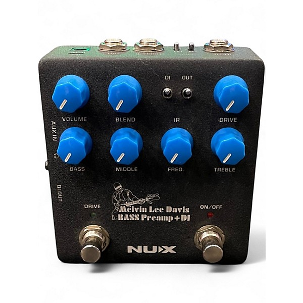 Used NUX MELVIN LEE DAVIS BASS PREAMP Effect Pedal