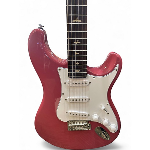 Used PRS SE Silver Sky Derby Red Solid Body Electric Guitar