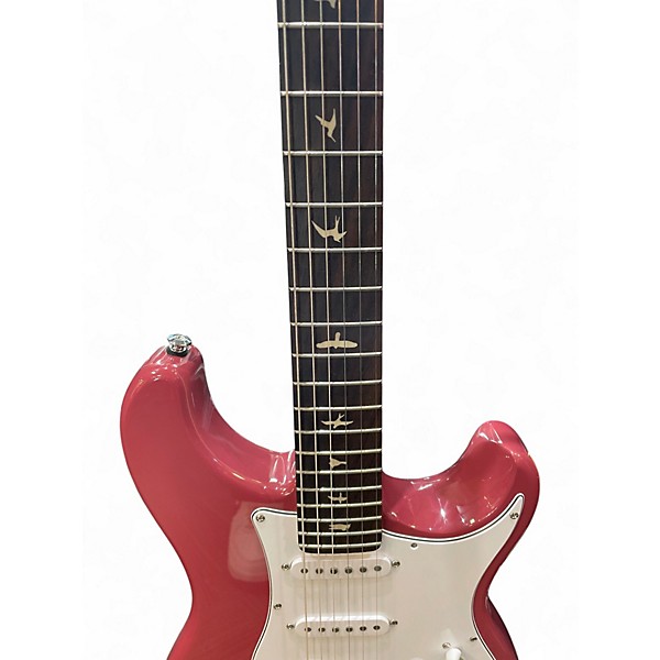 Used PRS SE Silver Sky Derby Red Solid Body Electric Guitar