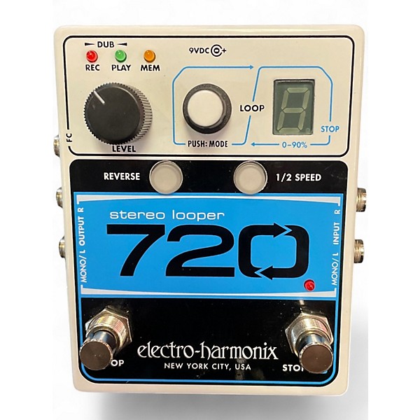 Used Electro-Harmonix 720 Stereo Looper Pedal