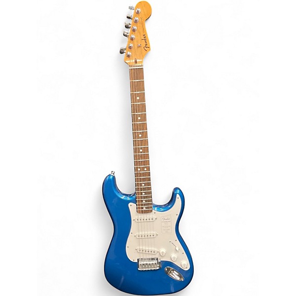 Used Fender Standard Stratacoustic Metallic Aqua Marine Acoustic Electric Guitar