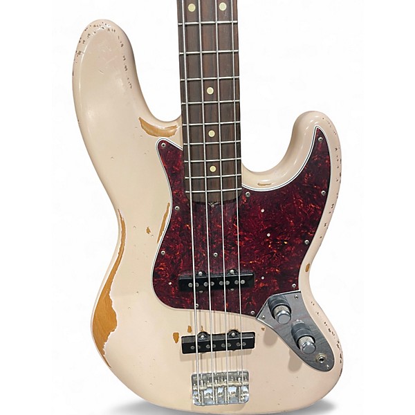 Used Fender Flea Signature Jazz Bass Shell Pink Electric Bass Guitar