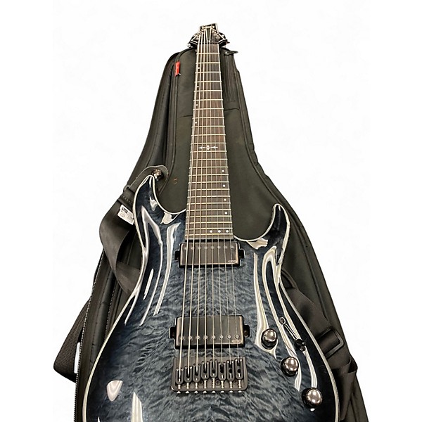 Used Schecter Guitar Research Hellraiser C1 Hybrid BLACK SMOKE Solid Body Electric Guitar
