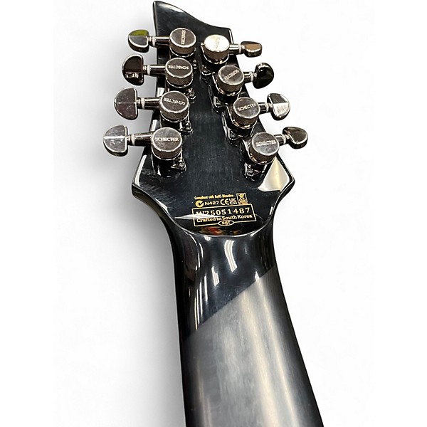 Used Schecter Guitar Research Hellraiser C1 Hybrid BLACK SMOKE Solid Body Electric Guitar