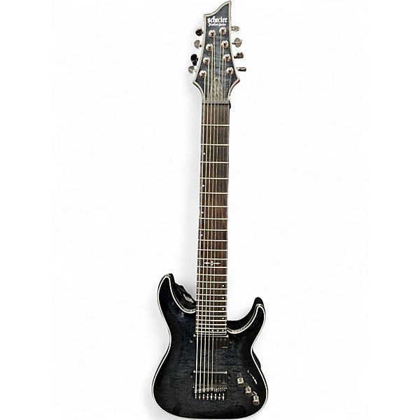 Used Schecter Guitar Research Hellraiser C1 Hybrid BLACK SMOKE Solid Body Electric Guitar
