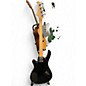 Used Silvertone CUSTOM BASS Black Electric Bass Guitar