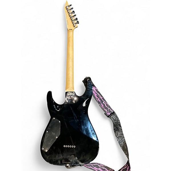Used ESP MH100QMNT Trans Purple Solid Body Electric Guitar