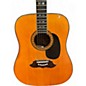 Vintage 1970s Eko El Dorado Antique Natural Acoustic Guitar
