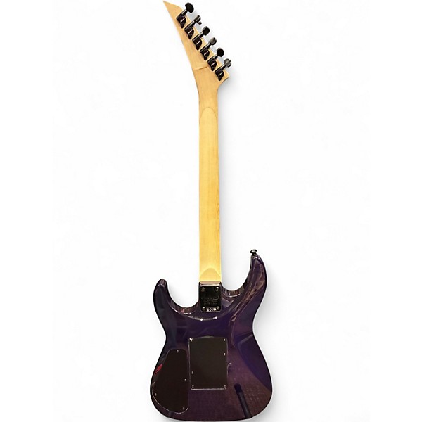Used Jackson JS34Q Trans Purple Solid Body Electric Guitar