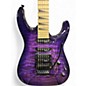 Used Jackson JS34Q Trans Purple Solid Body Electric Guitar