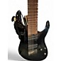 Used Ibanez RGMS8 Black Solid Body Electric Guitar