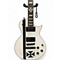 Used ESP LTD James Hetfield Signature Iron Cross White Solid Body Electric Guitar