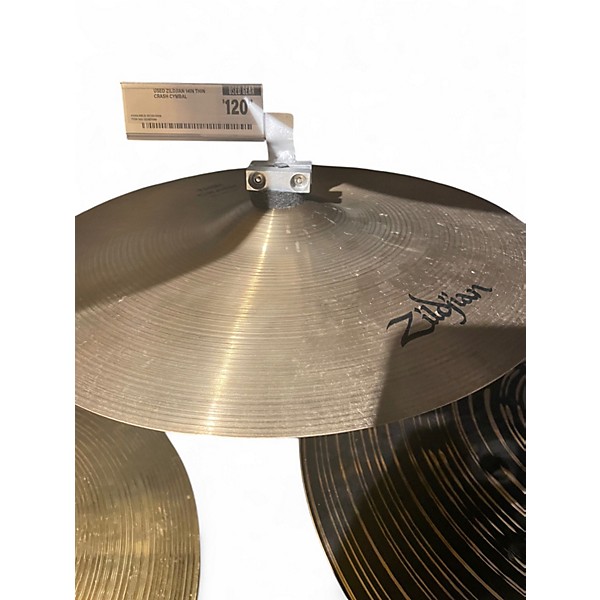 Used Zildjian 14in THIN CRASH Cymbal