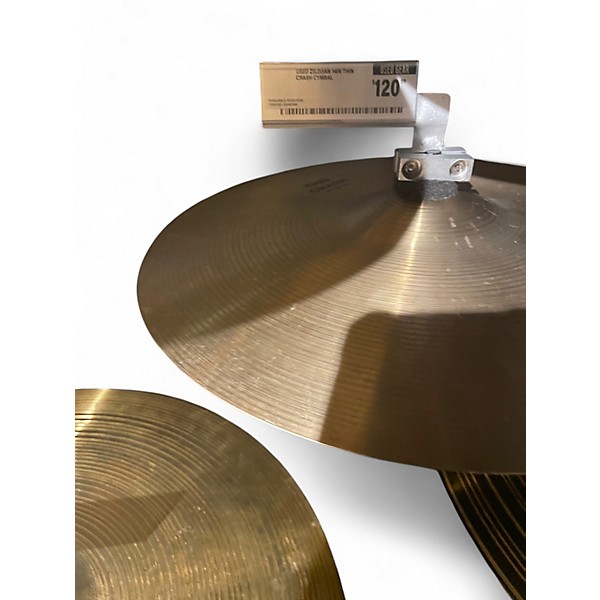 Used Zildjian 14in THIN CRASH Cymbal