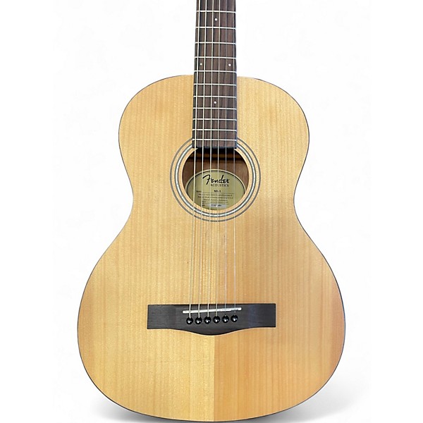 Used Fender MA-1 3/4 Size Natural Acoustic Guitar