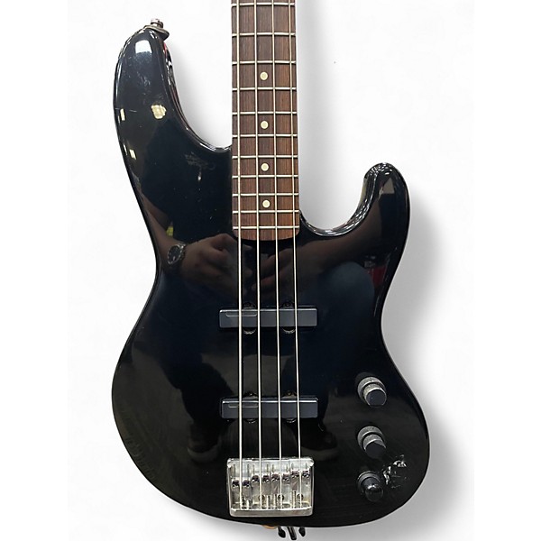 Vintage 1992 Fender Jazz Bass Plus Black Electric Bass Guitar