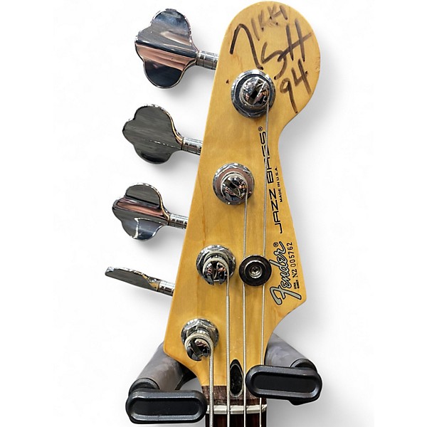 Vintage 1992 Fender Jazz Bass Plus Black Electric Bass Guitar