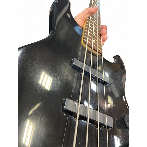 Vintage 1992 Fender Jazz Bass Plus Black Electric Bass Guitar