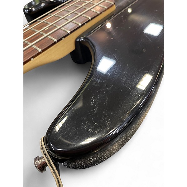 Vintage 1992 Fender Jazz Bass Plus Black Electric Bass Guitar