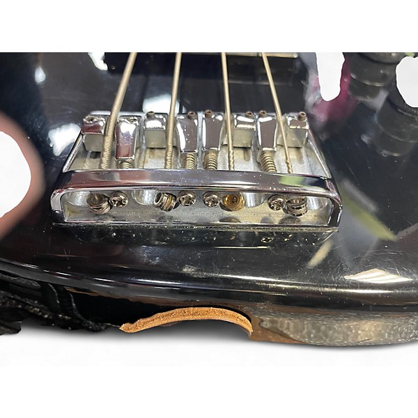 Vintage 1992 Fender Jazz Bass Plus Black Electric Bass Guitar
