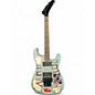 Used Fender Tom Morello ARM THE HOMELESS Ice Blue Metallic Solid Body Electric Guitar thumbnail