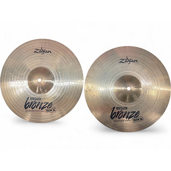 Used Zildjian 14in Scimitar Hi Hat Pair Cymbal